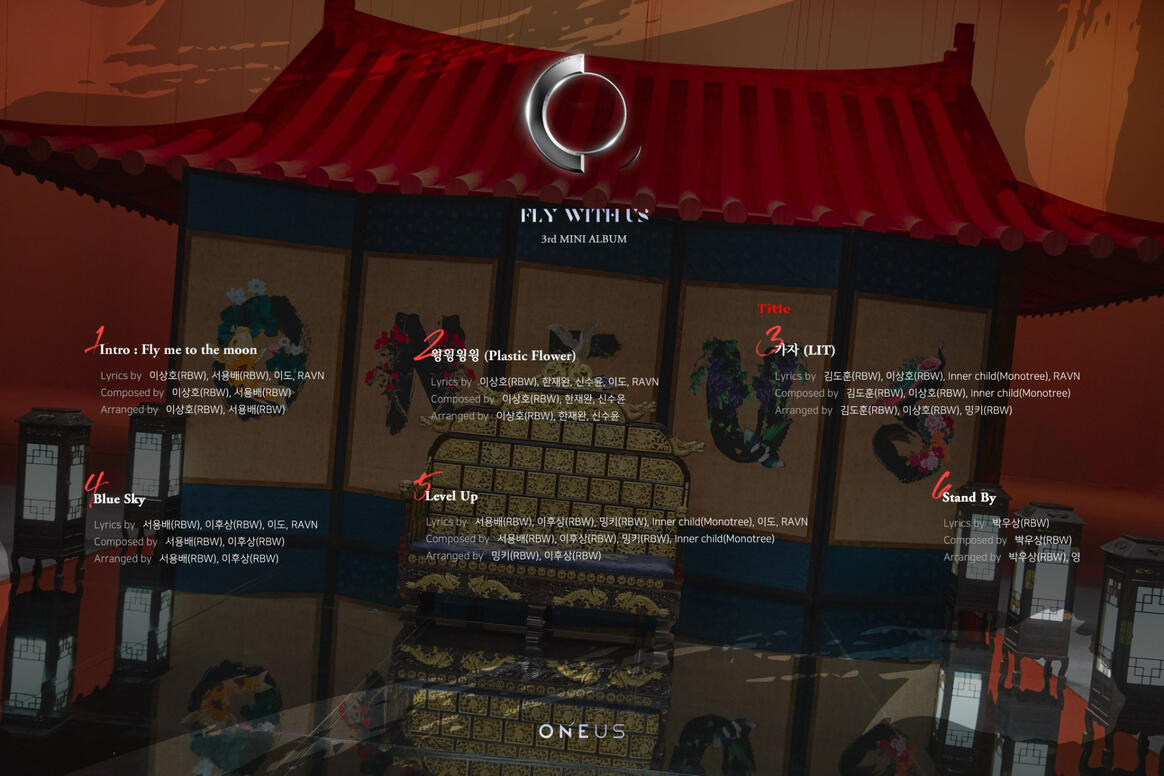 FLY WITH US Tracklist